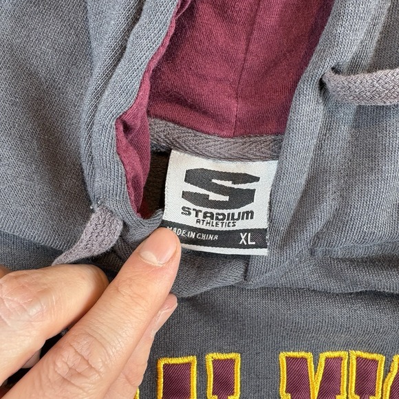 Central Michigan University Chippewas Sweatshirt Mens XL Gray CMICH NCAA Y2K - Picture 3 of 8